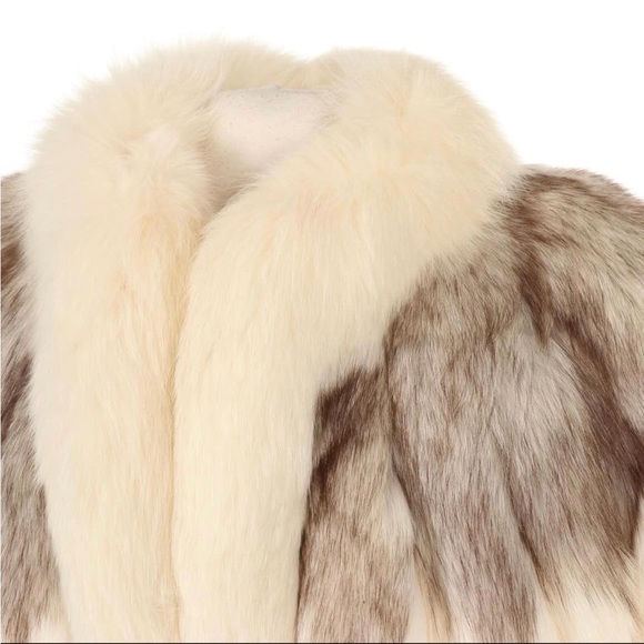 Blue Fox Fur Coat - Picture 9 of 9